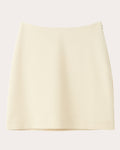Women Fabiene Mini Skirt In Wood Viscose/elastane/polyester
