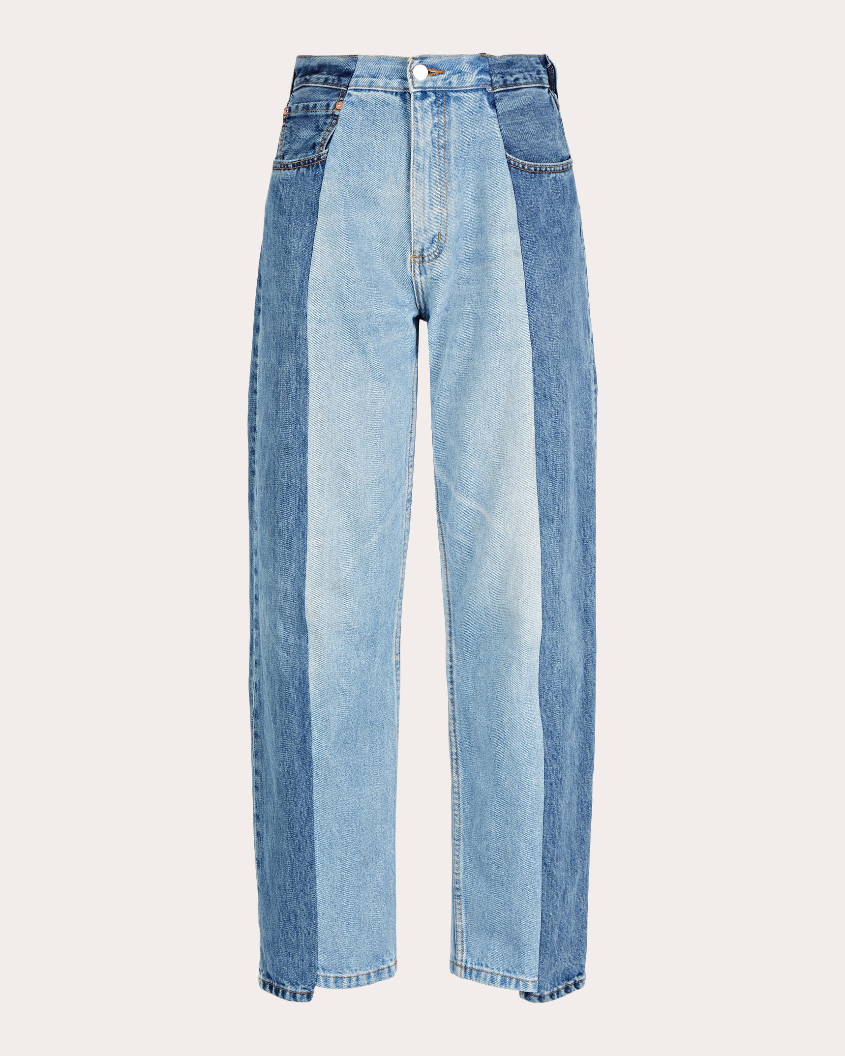 Shop E.l.v Denim E. L.v. Denim Women's Relaxed Boyfriend Jeans In Mid/light Blue