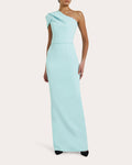 Tall Tall Pleated Asymmetric Belted Fitted Dress by Safiyaa