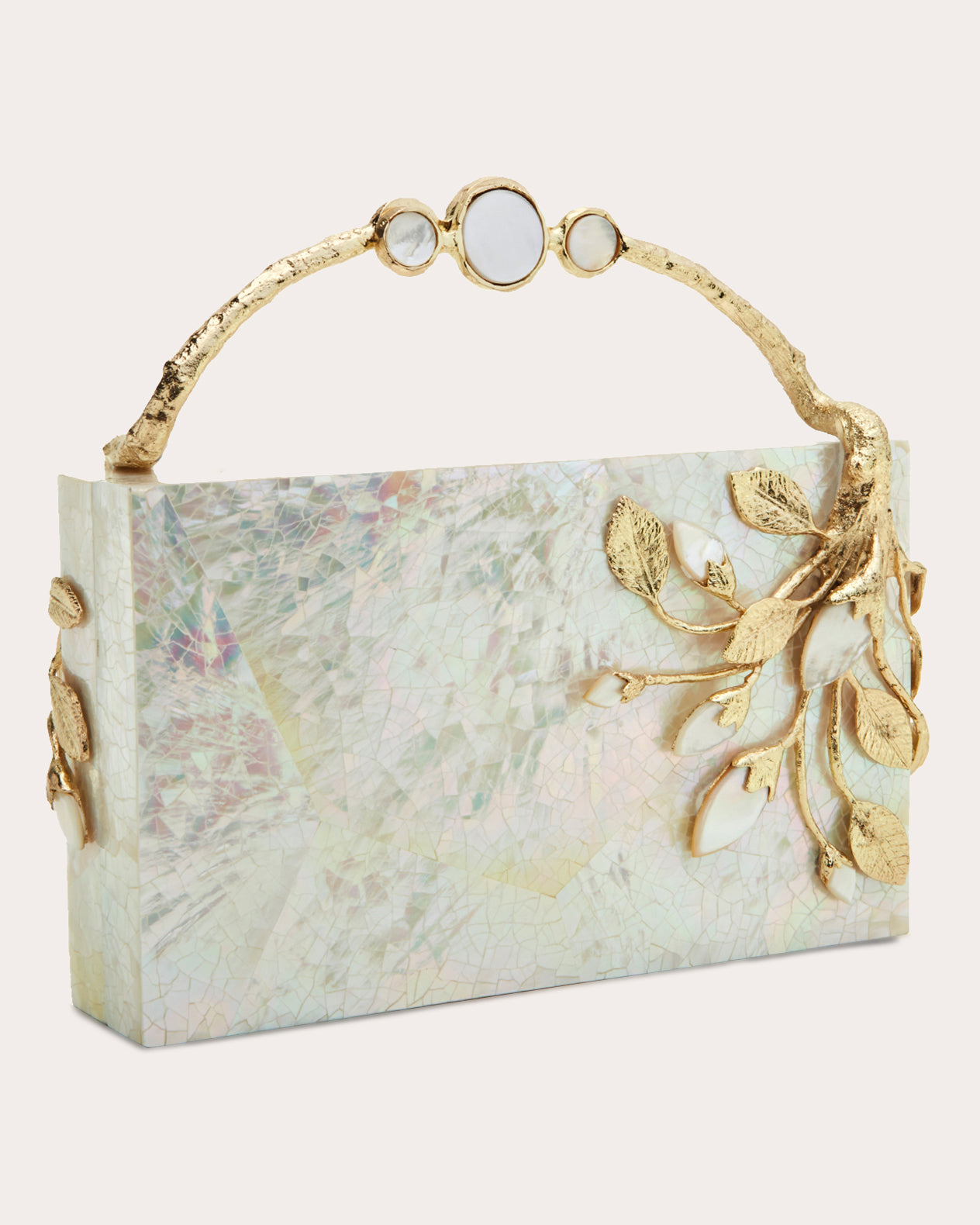 Shop Emm Kuo Women's Brancuse Mother Of Pearl Clutch In Silver