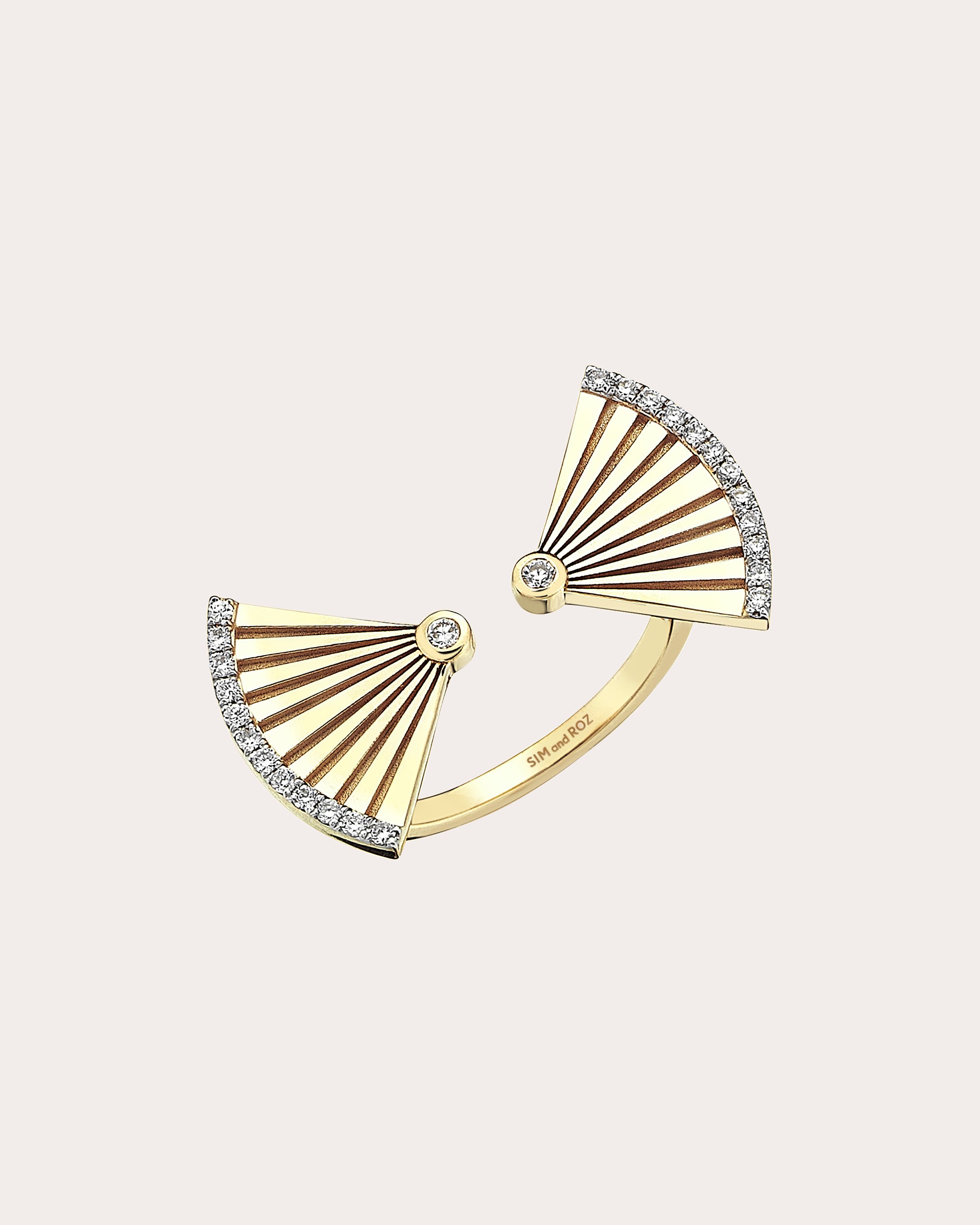 Shop Sim And Roz Women's Ray Ring In Gold