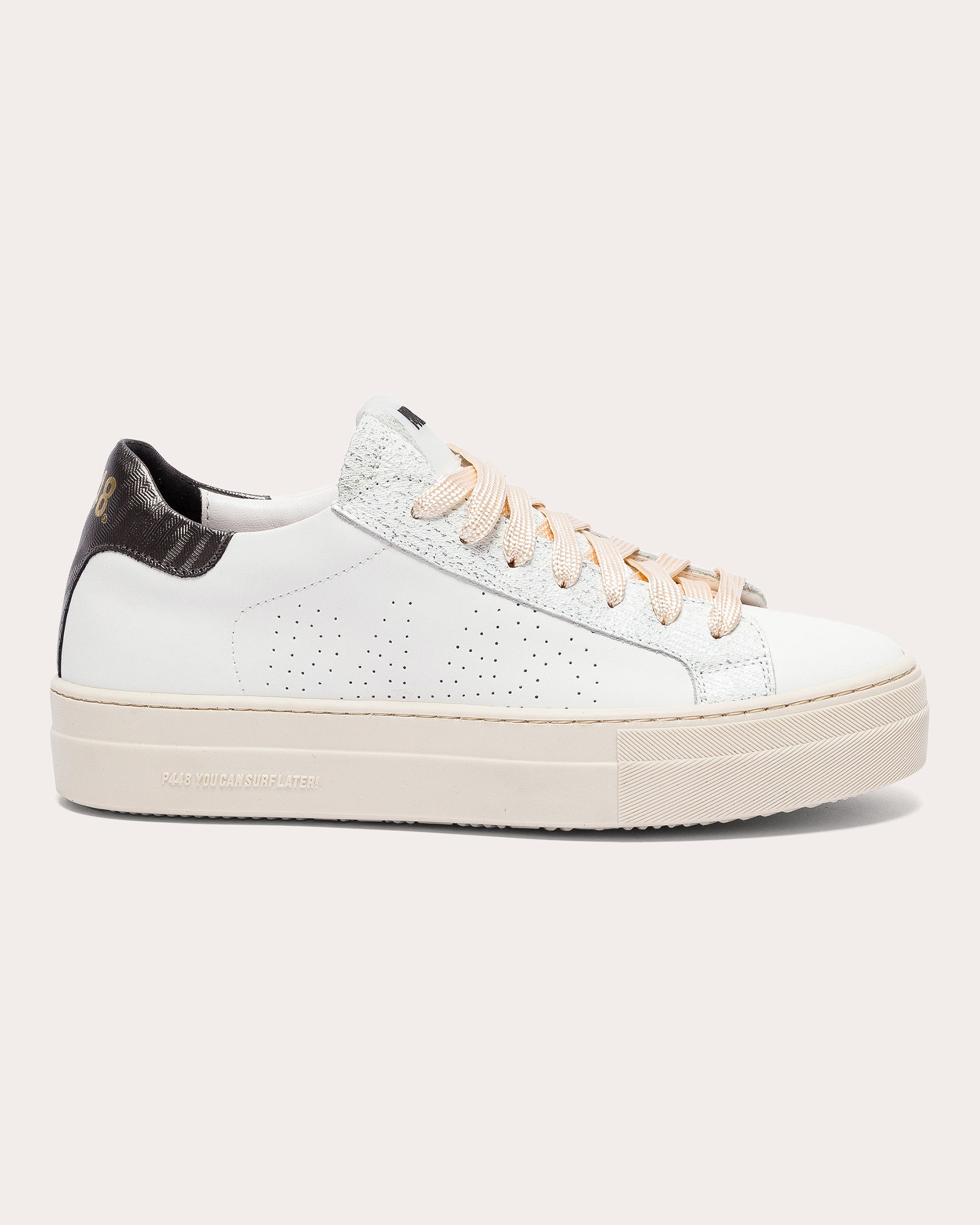 P448 Thea Chalk Platform Sneaker | OLIVELA