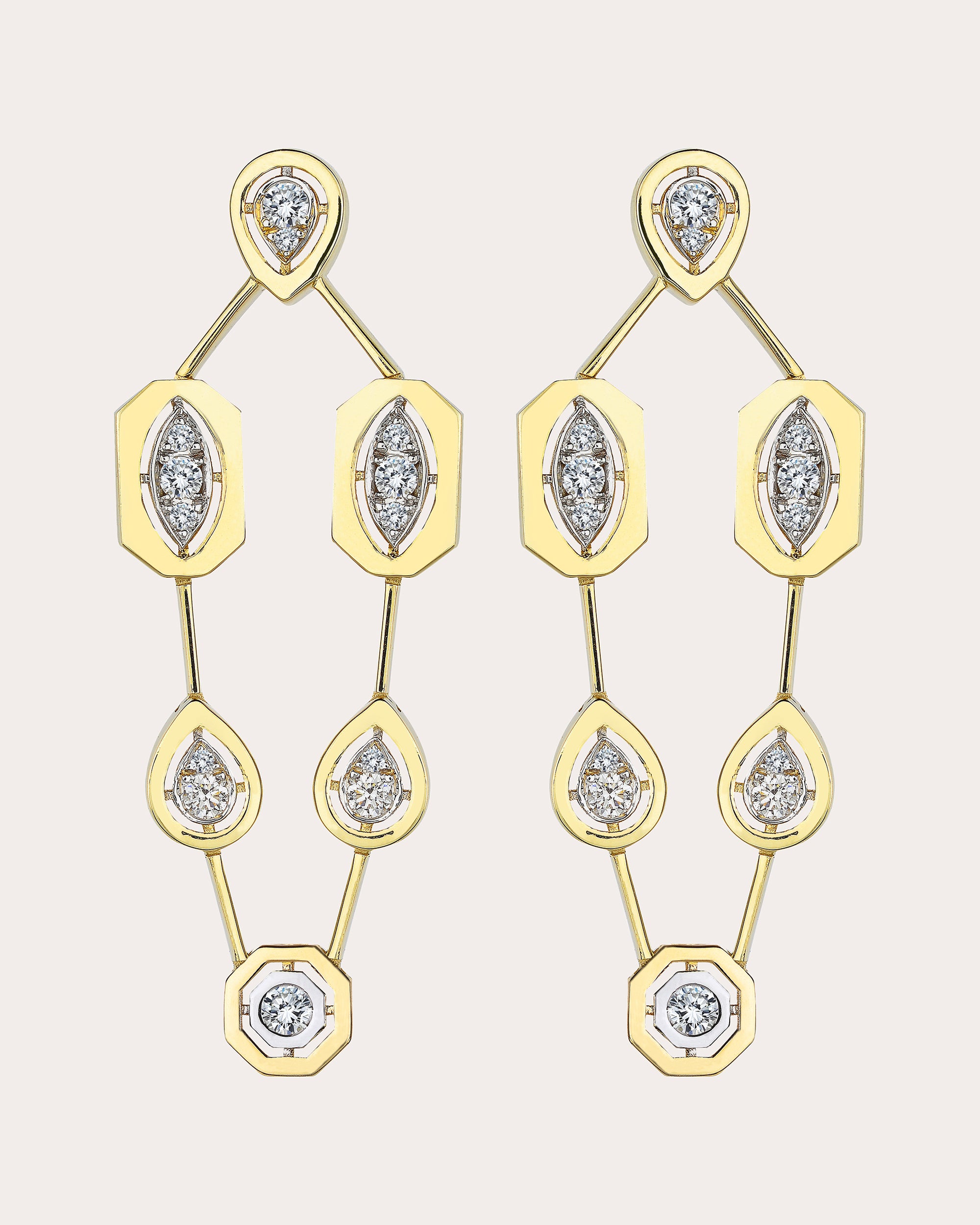 Shop Melis Goral Women's Hype Drop Earrings In Gold