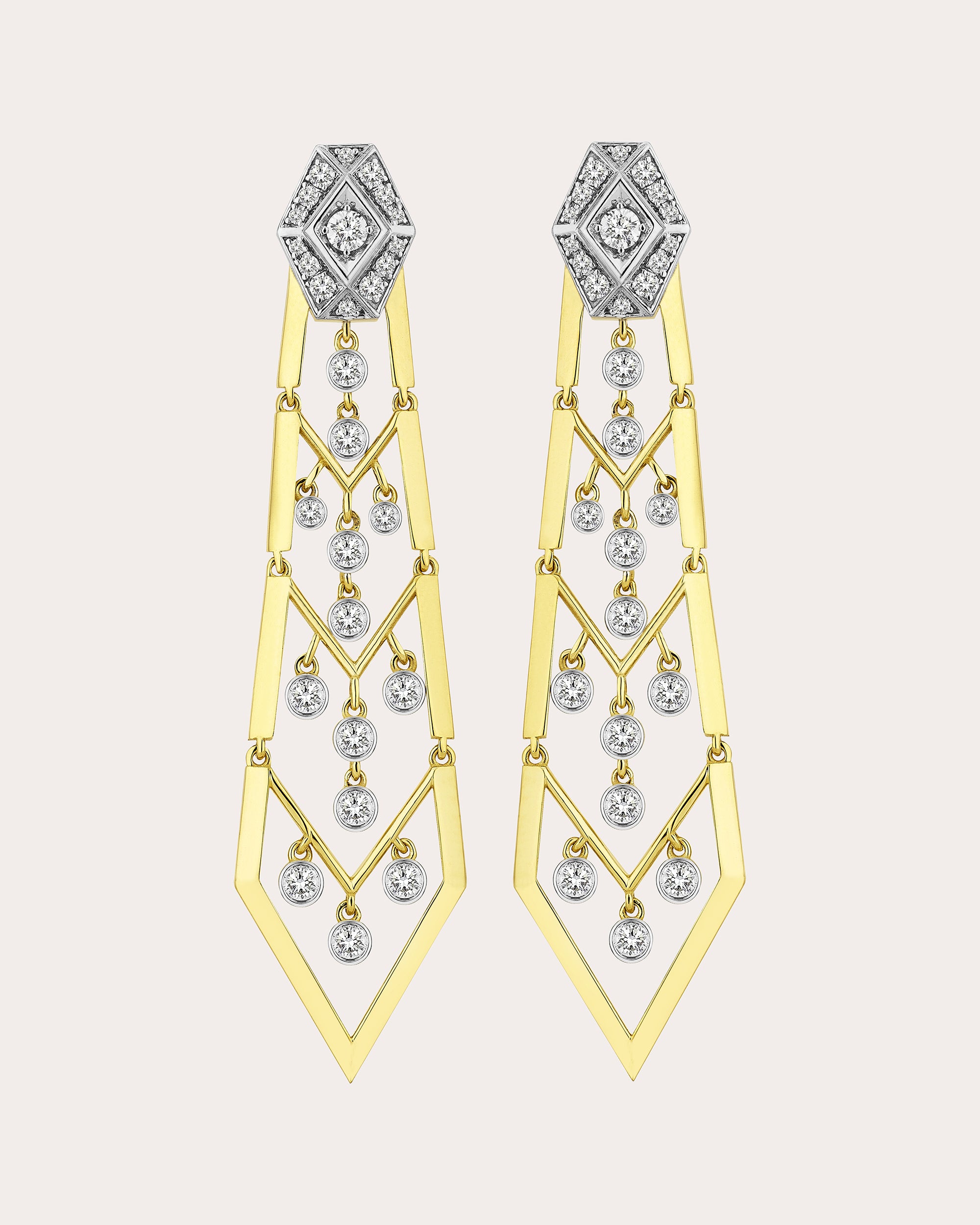 Shop Melis Goral Women's Cascade Drop Earrings In Gold