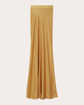 Women Lorena Bias-cut Maxi Skirt In Wet Sand Viscose