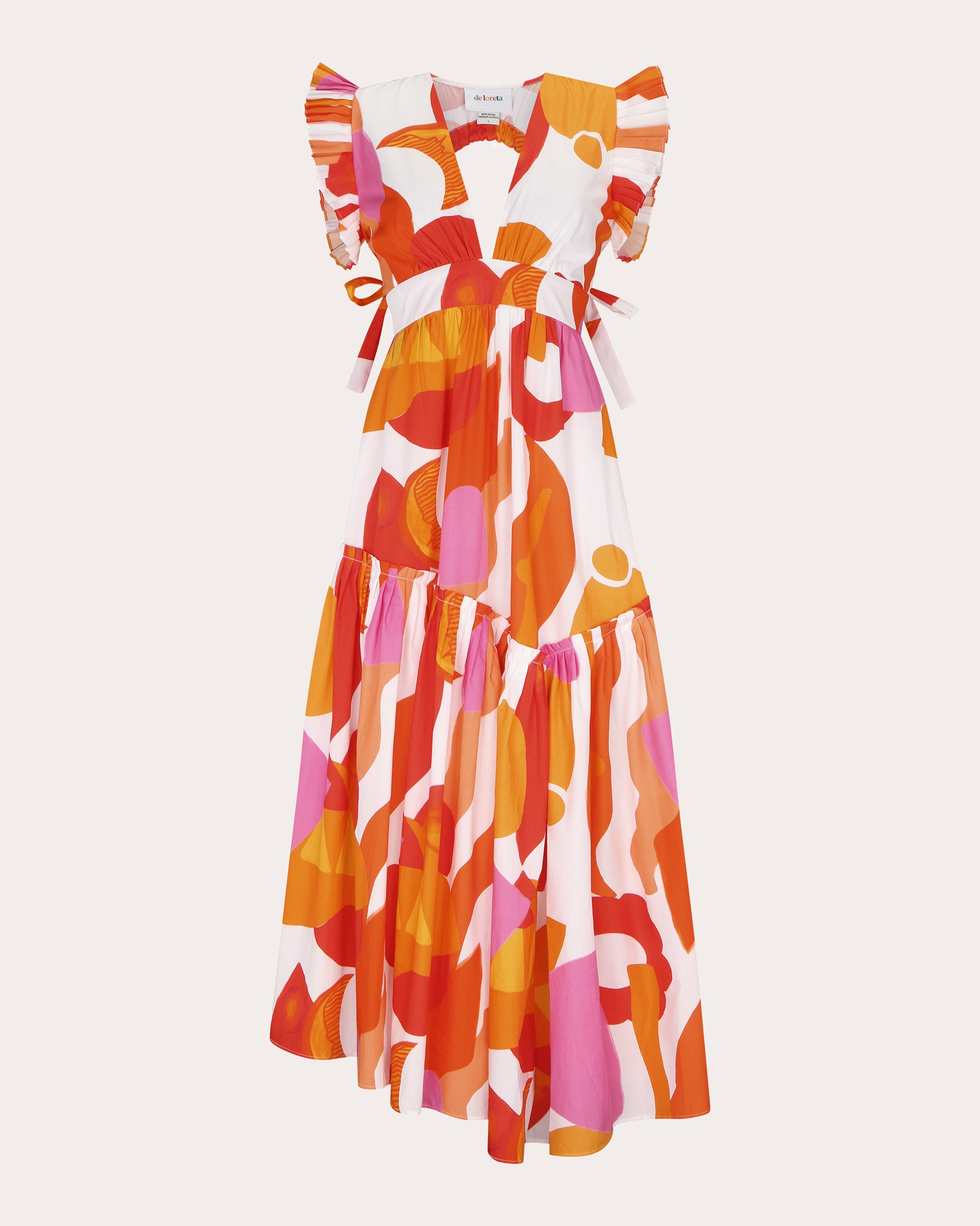 Shop De Loreta Women's Totora Dress In Orange
