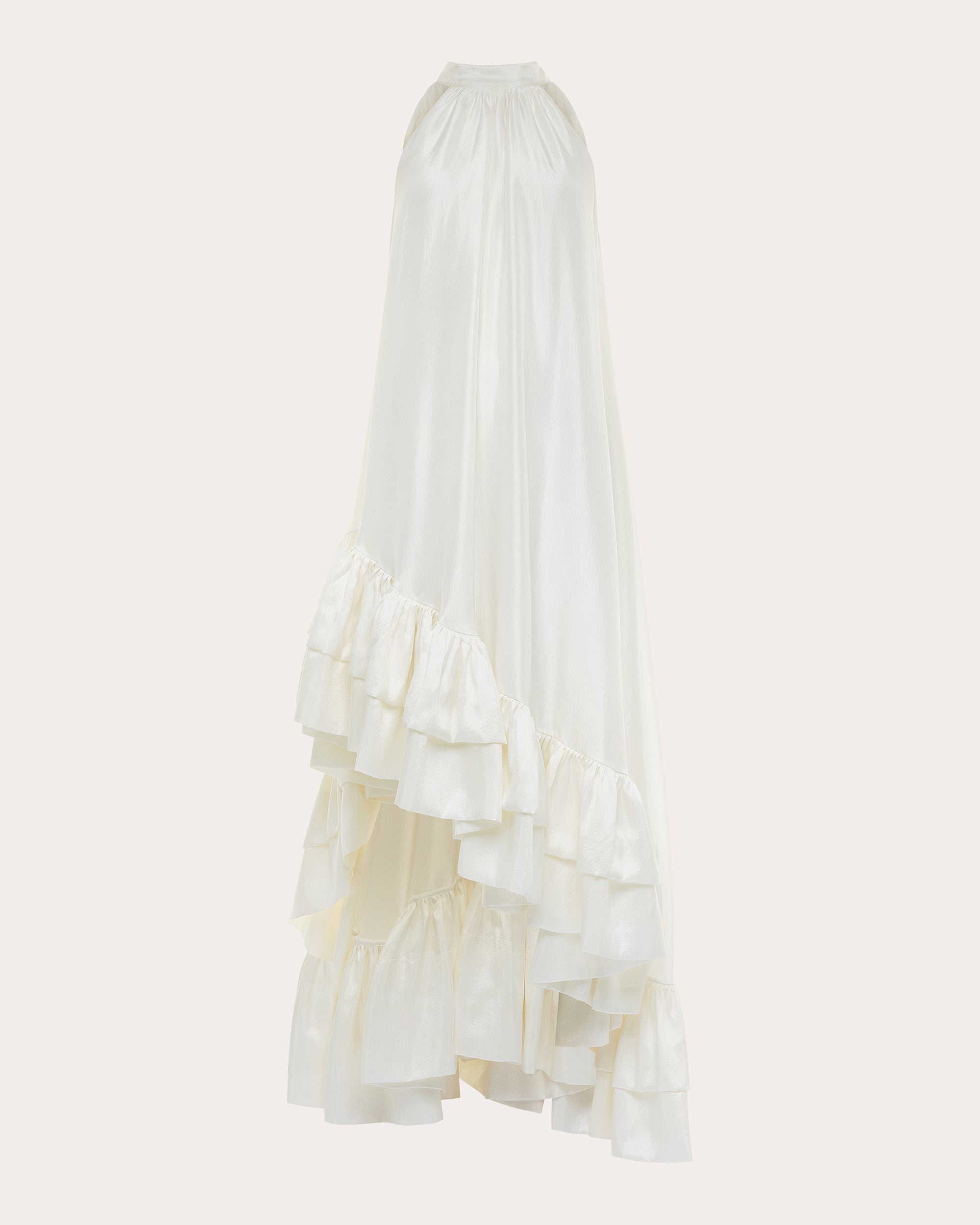 Shop Azeeza Women's Lucas Ruffle Gown In White