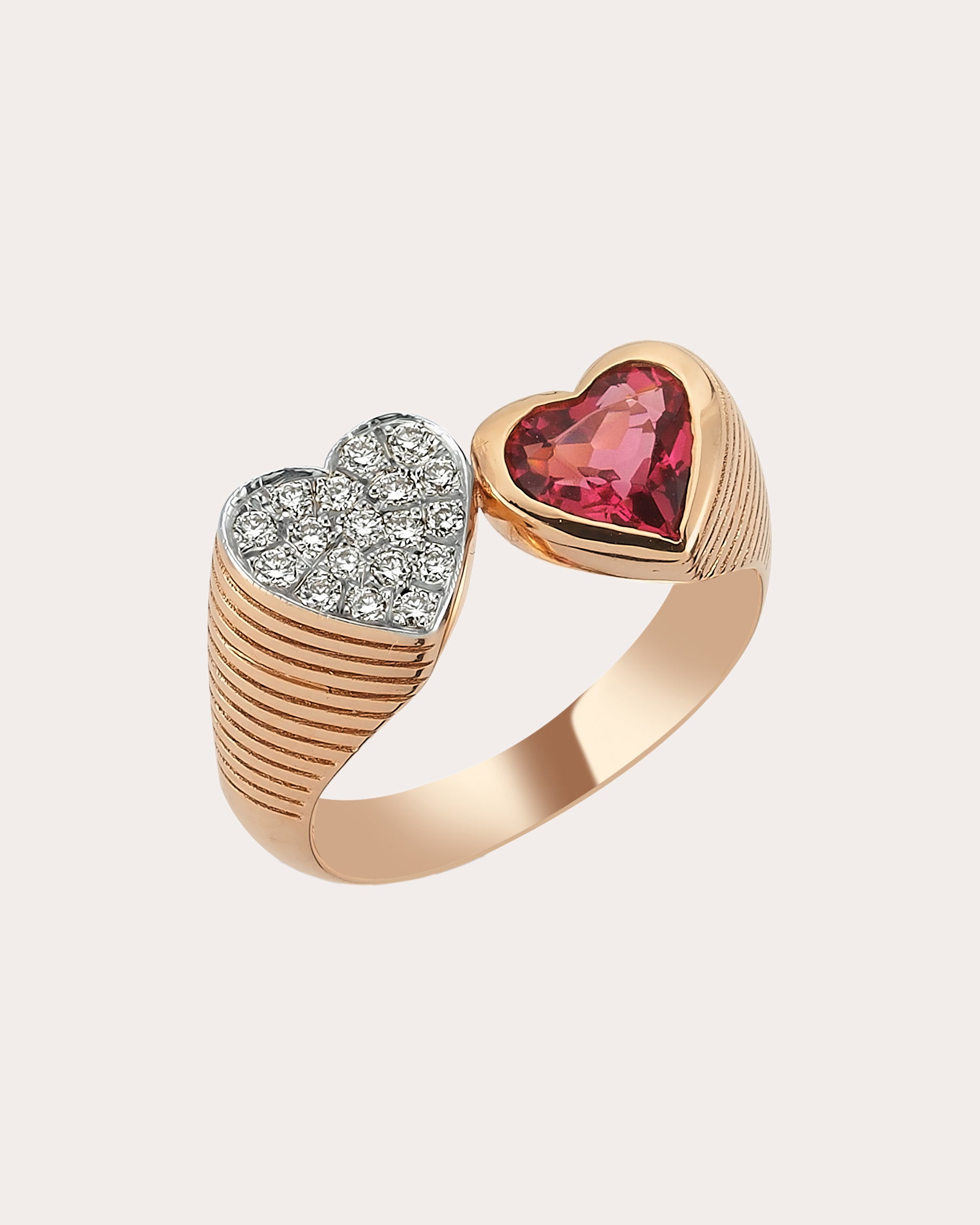 Shop Melis Goral Women's Love's Reflection Ring In Pink
