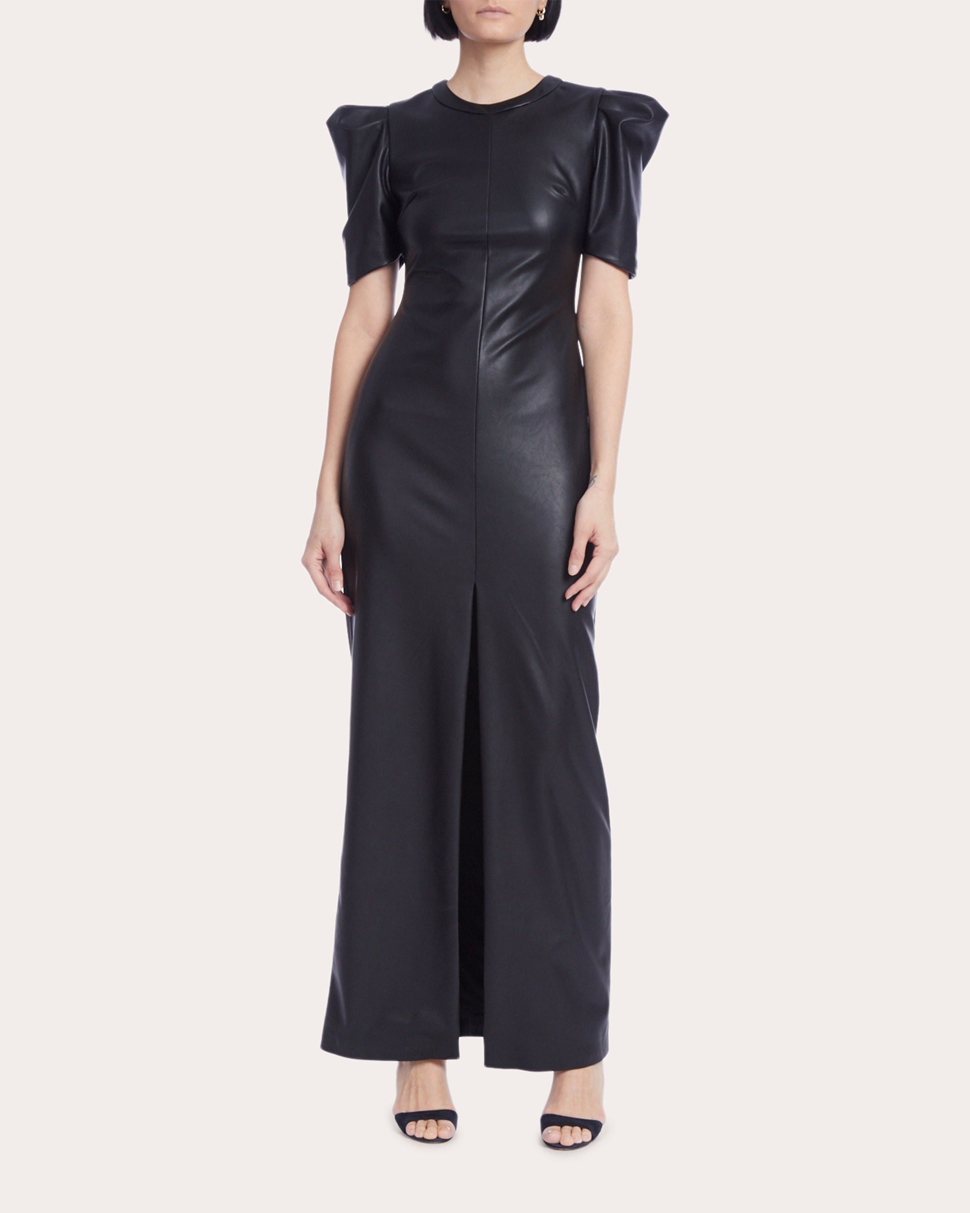 ONE33 SOCIAL WOMEN'S TOBY FAUX-LEATHER MAXI DRESS