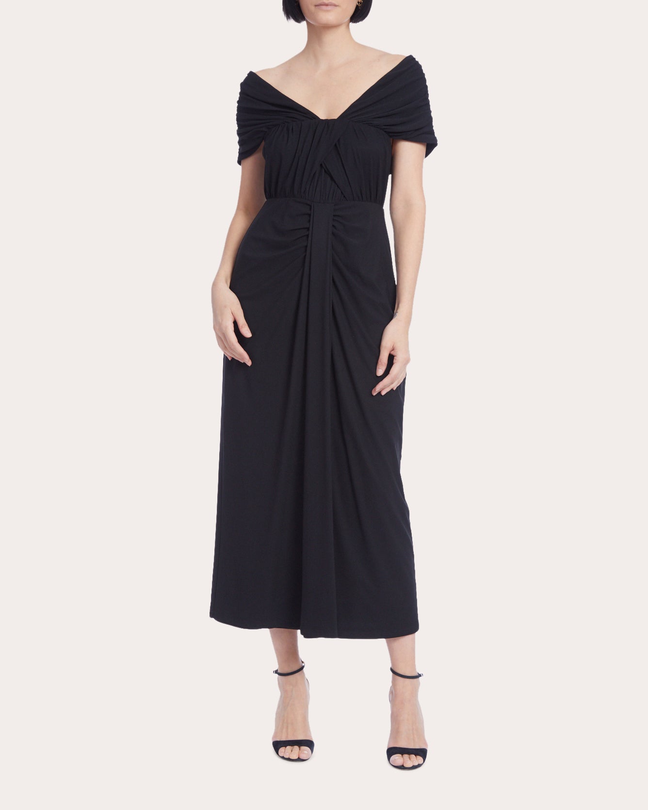 ONE33 SOCIAL WOMEN'S CECILIA DRAPED OFF-SHOULDER DRESS