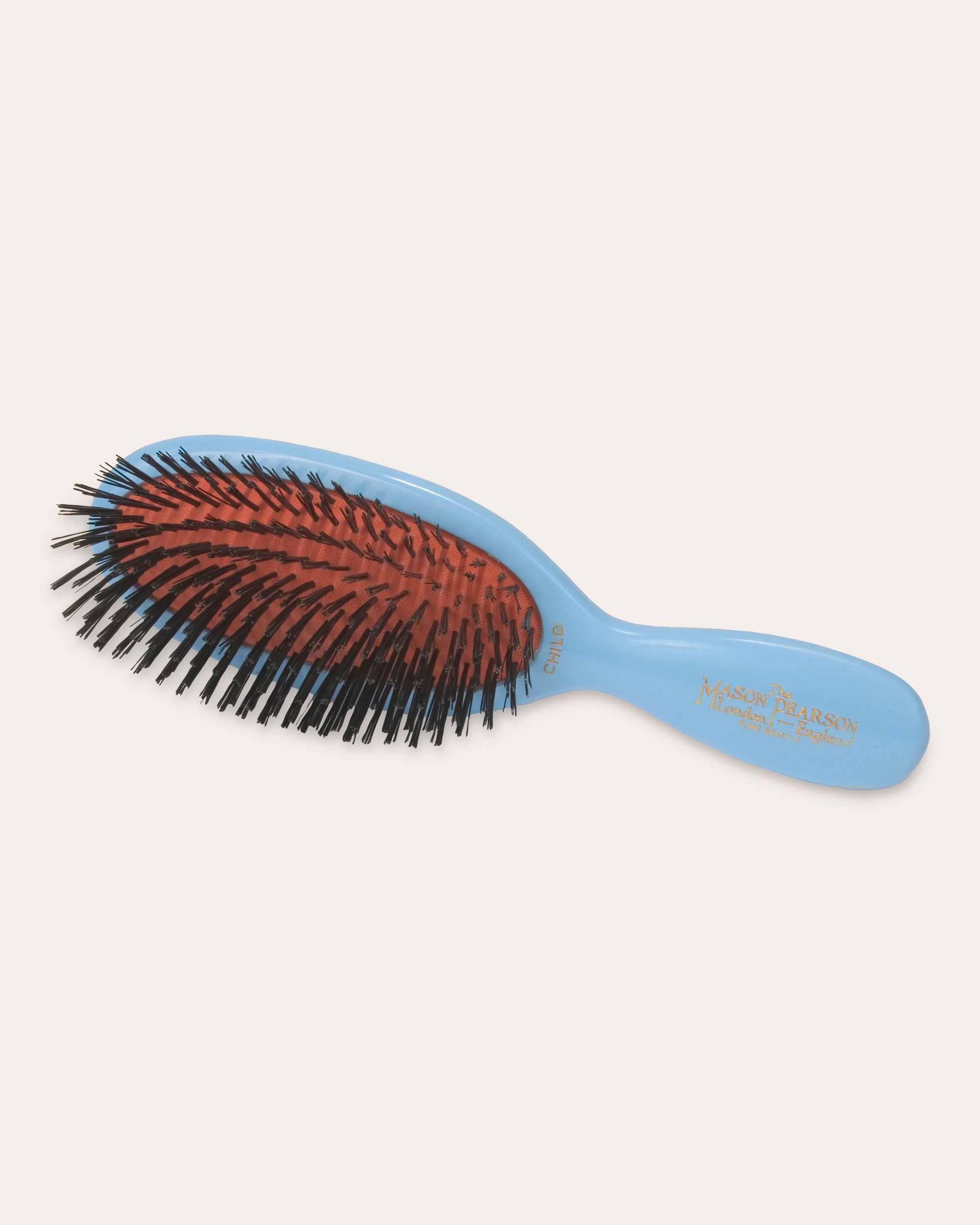 Shop Mason Pearson Women's Blue Pocket Child Bristle Sensitive Hairbrush Cb5 Rubber