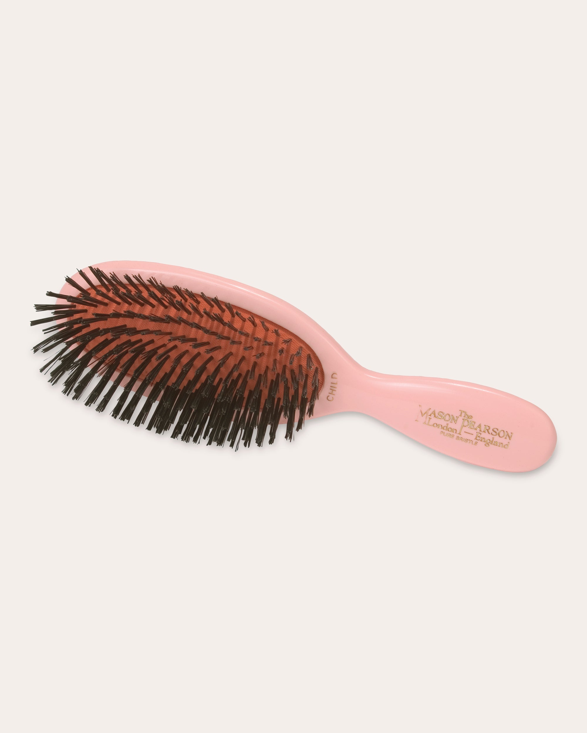 Shop Mason Pearson Women's Pink Pocket Child Bristle Sensitive Hairbrush Cb4 Rubber