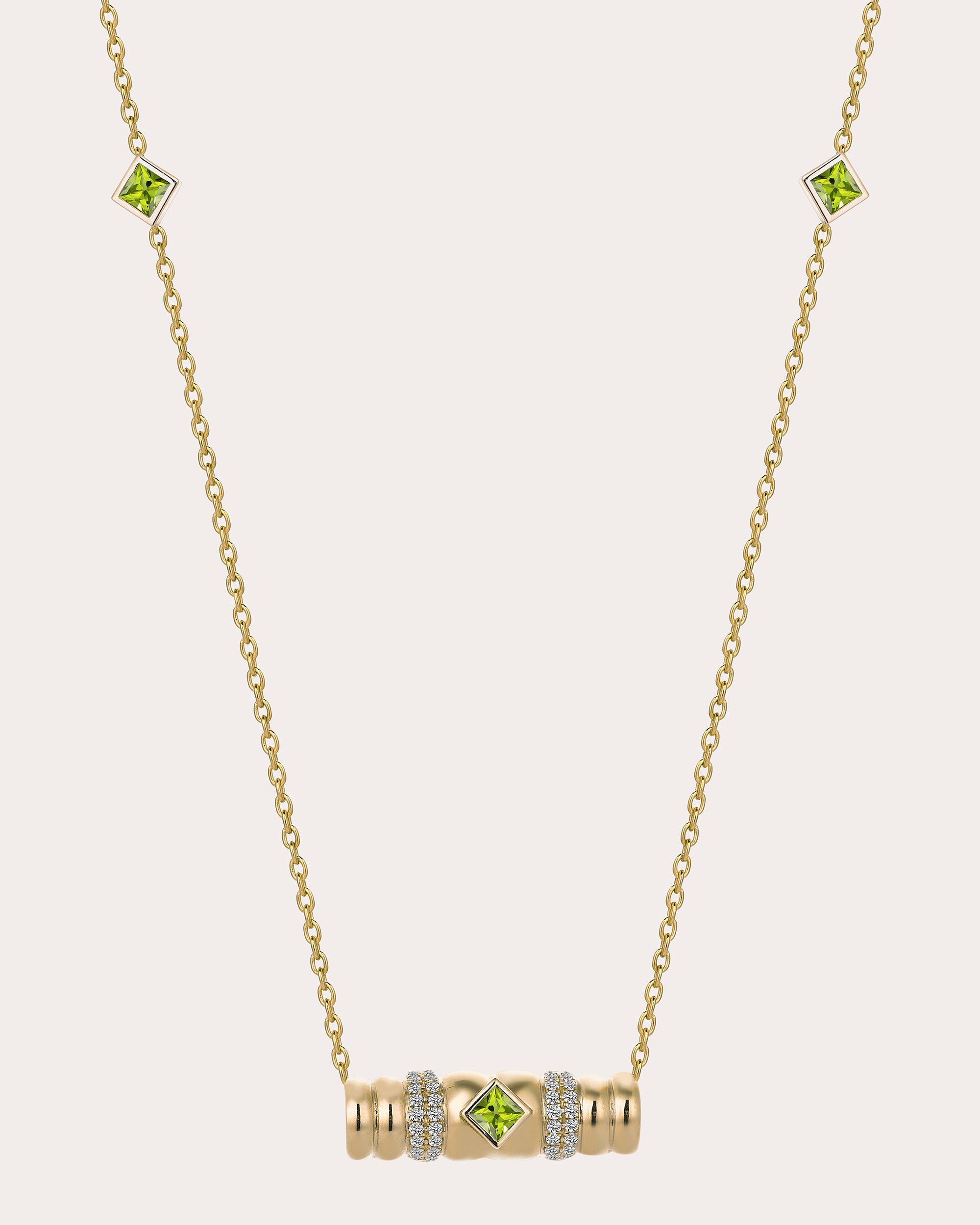 Shop Sim And Roz Women's Morphose02 Bar Pendant Necklace In Gold