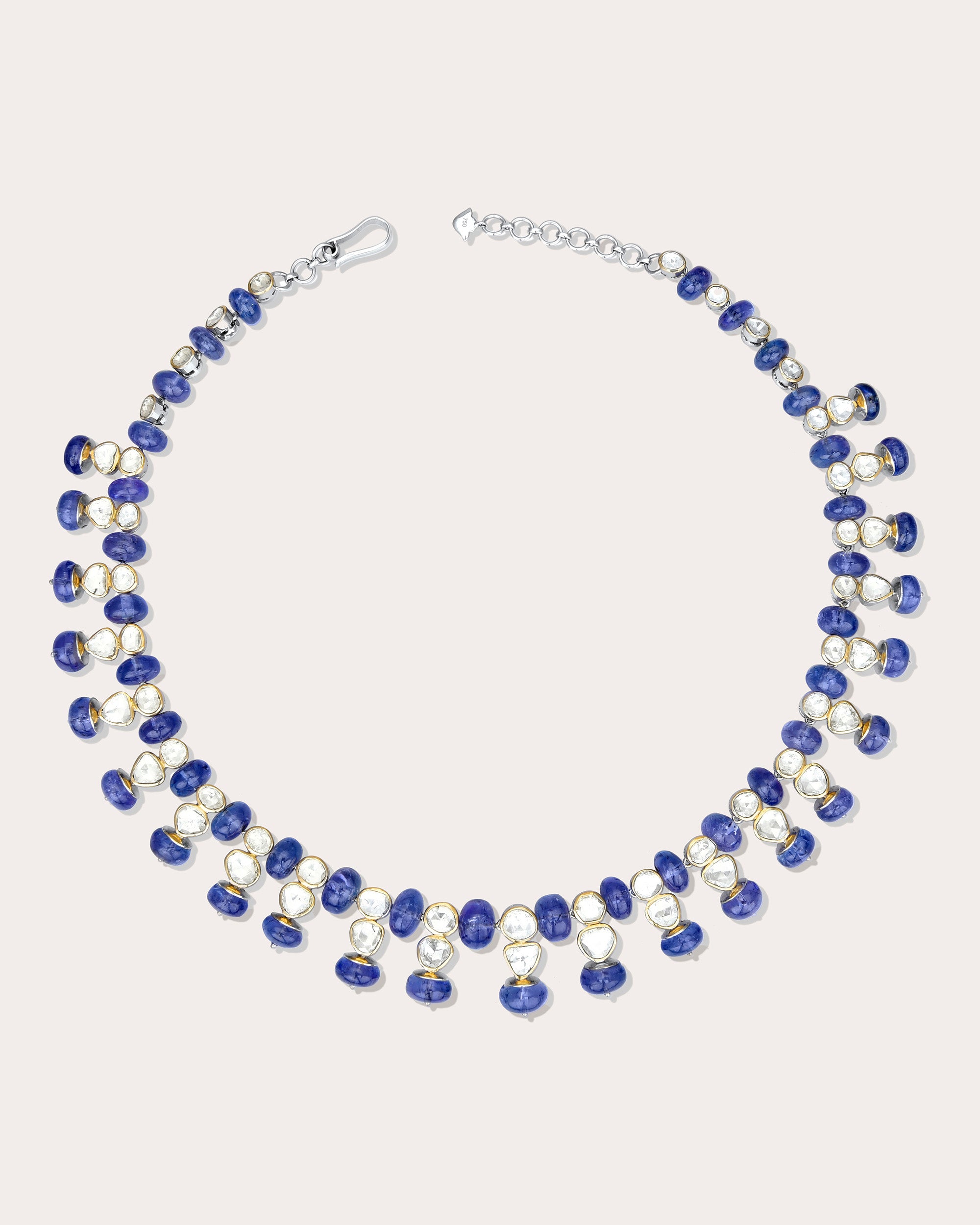 Amrapali Women's Tanzanite & Diamond Bahaar Necklace In Blue