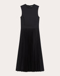 Fitted Pleated Sleeveless Dress by Theory