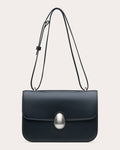 Women Phoenix Shoulder Bag + Silver Leather/viscose/polyester