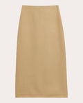 Women Palomie Midi Skirt In Dark Sand Wool