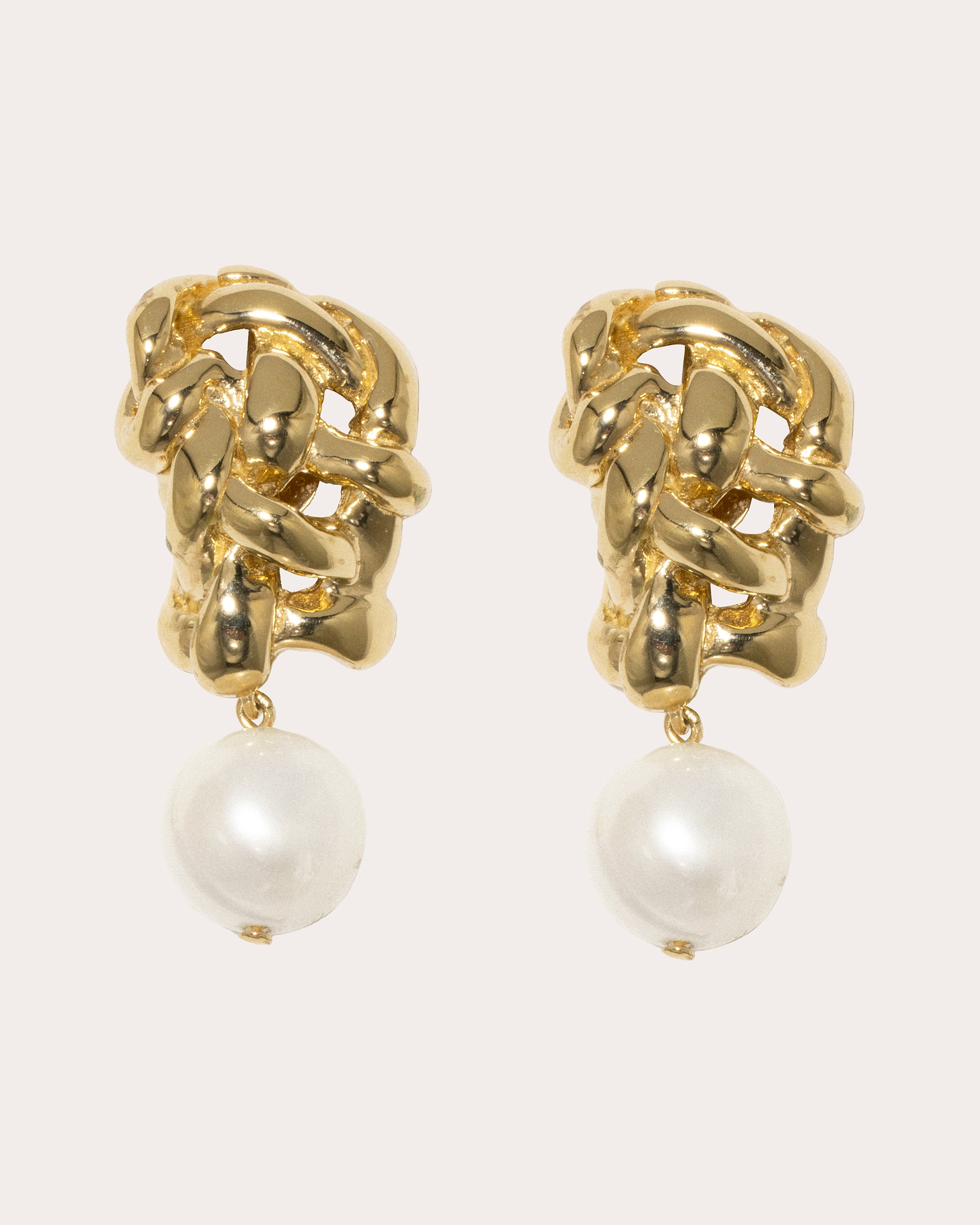 CHANEL CHANEL Pierced earrings Gold Plated Black Used women B21S