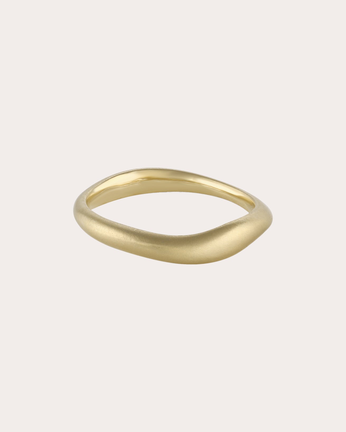 Shop White/space Women's Touch Stacking Band Ring In Gold