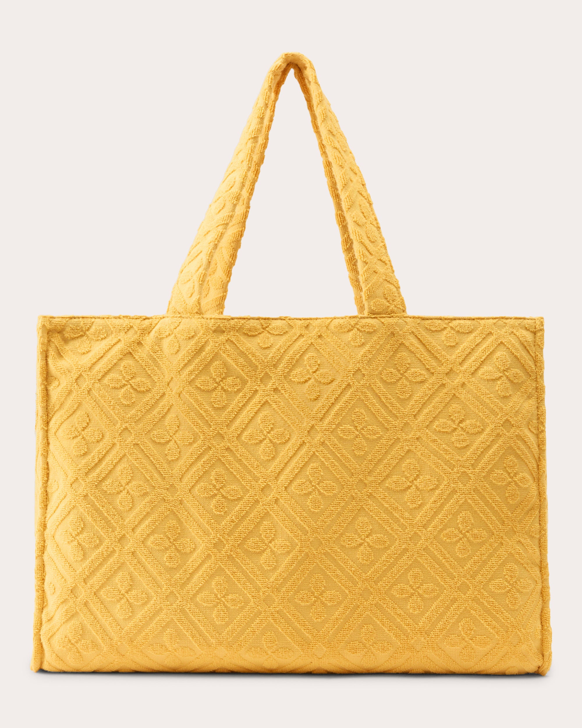 Shop Helen Kaminski Women's Rocamar Terry Tote Bag In Yellow