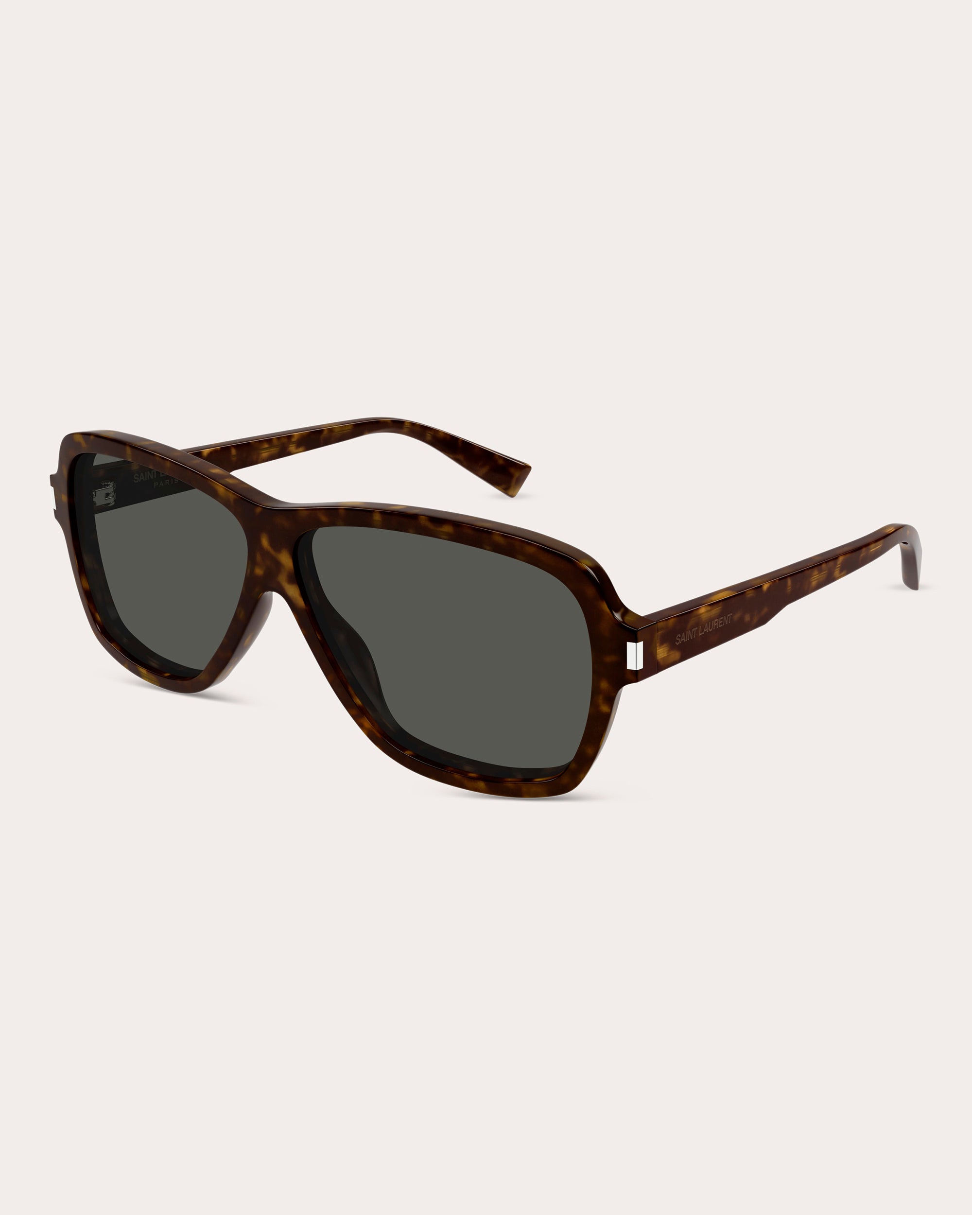 Saint Laurent Women's Carolyn Shield Sunglasses In Brown