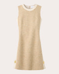 Sophisticated A-line Sleeveless Sheath Pocketed Sheath Dress by St John