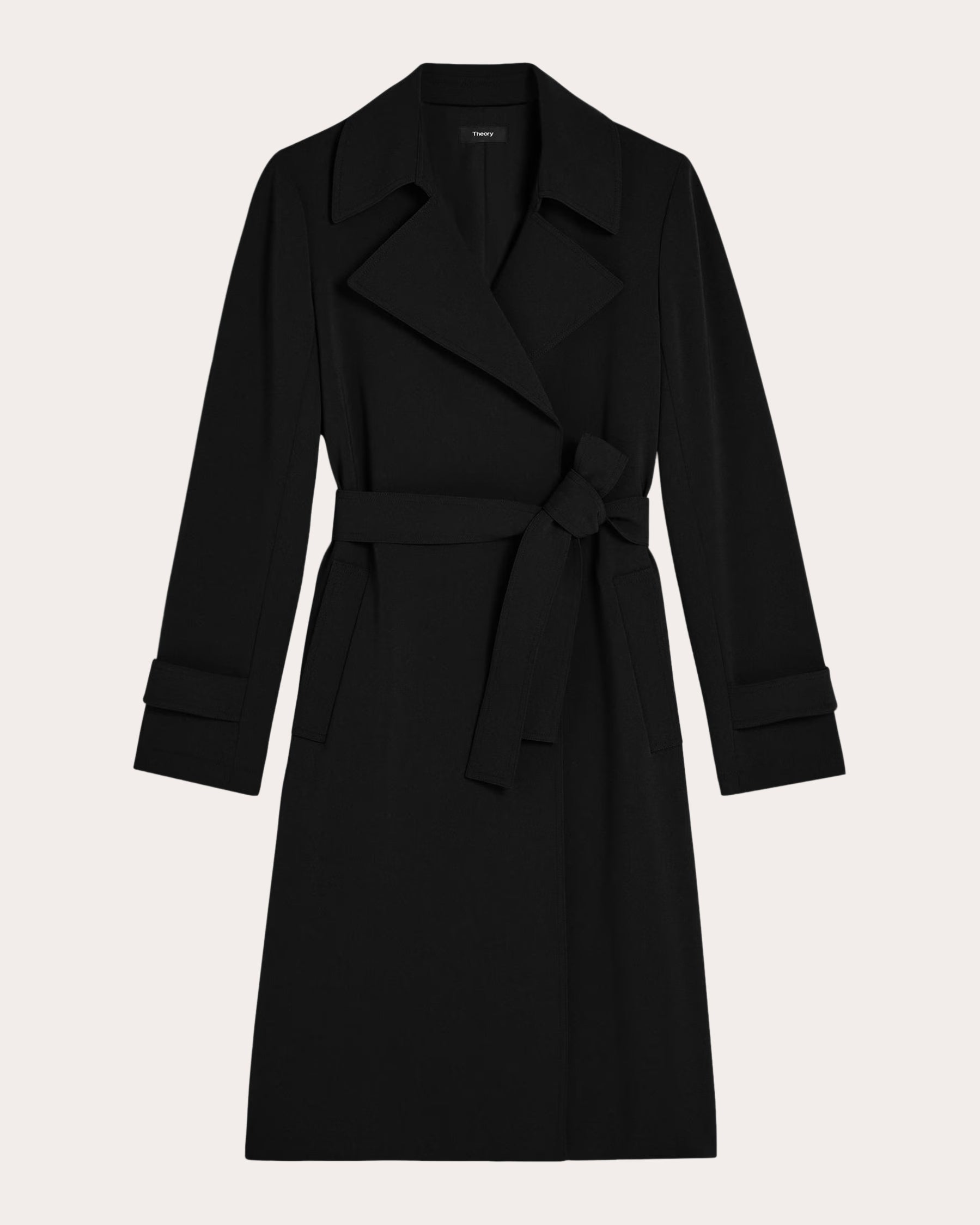 Shop Theory Women's Oaklane Trench Coat In Black