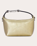 Women Laminated Tiny Moon Bag Suede/leather