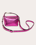 Women Leather Tiny Moon Bag