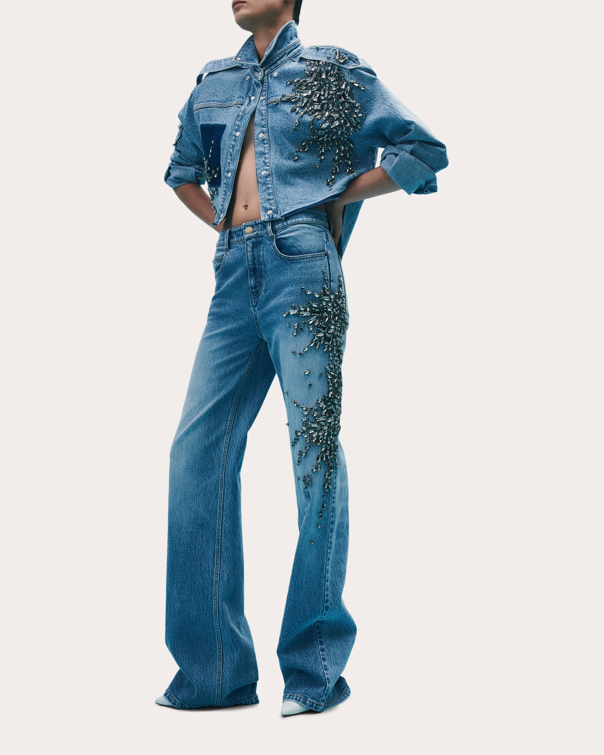 Hellessy Martin Embellished Jeans | OLIVELA