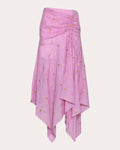 Women Vela Mango Handkerchief Skirt In Camomile Linen/tencel