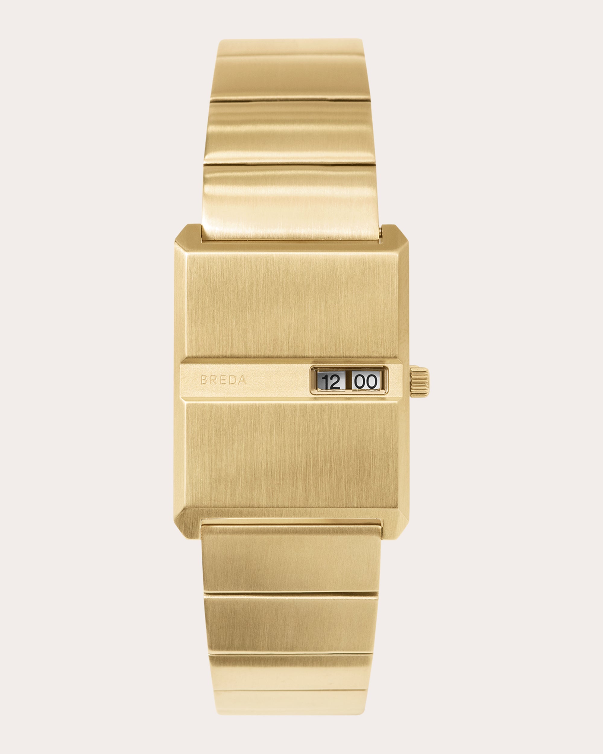 BREDA WOMEN'S 18K GOLD-PLATED PULSE BRACELET WATCH