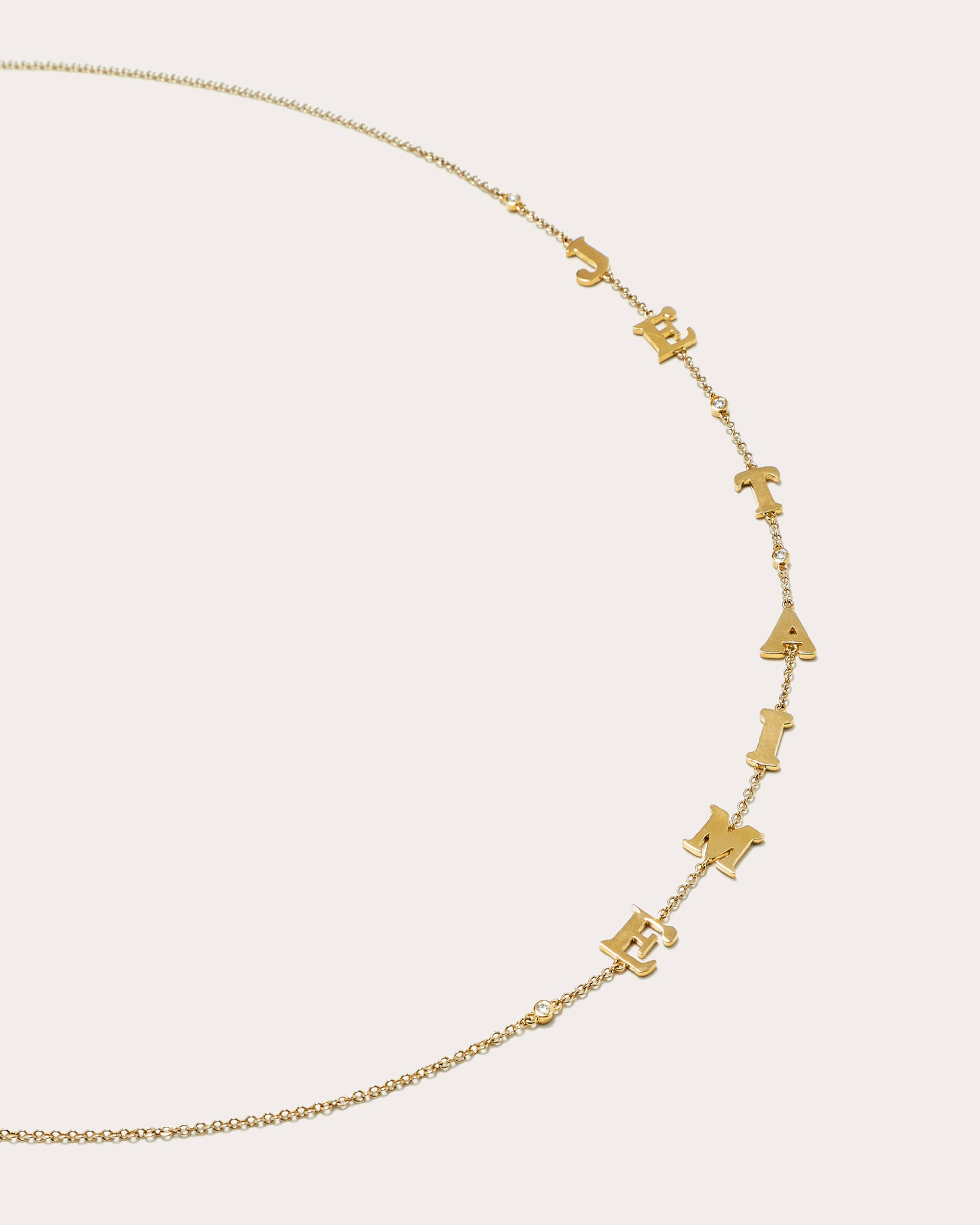 Yvonne Léon Women's Diamond 'Je T'aime' Necklace in Yellow Gold