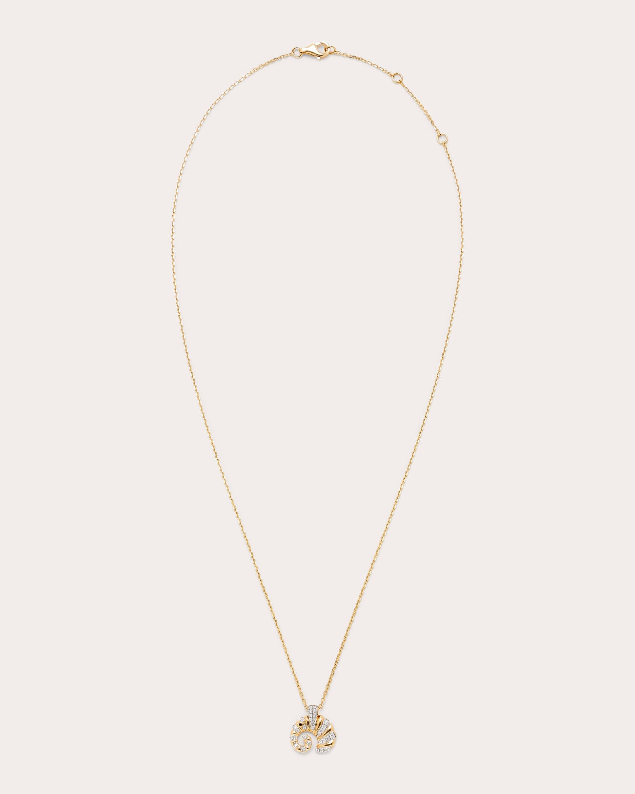 Shop Yvonne Léon Women's Diamond Coquillage Mini Elephant Pendant Necklace In Gold