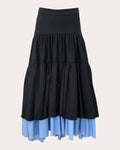 Women Alyssa Tiered Peekaboo Skirt Cotton/polyester