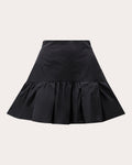 Women Taffeta Mini Skirt Polyester