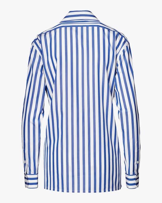 Ralph Lauren Collection Women's Capri Striped Cotton Shirt