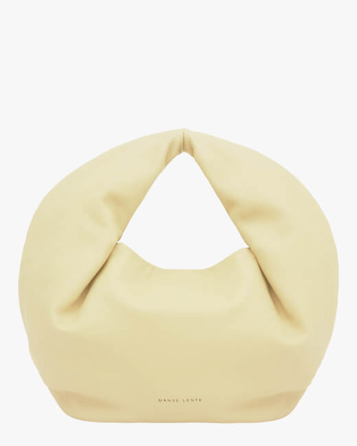 Danse Lente yellow Lola mini leather tote bag