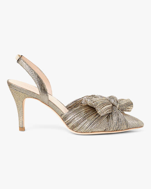 Loeffler Randall Sylvana Pleated Knot Slingback Pump | Olivela