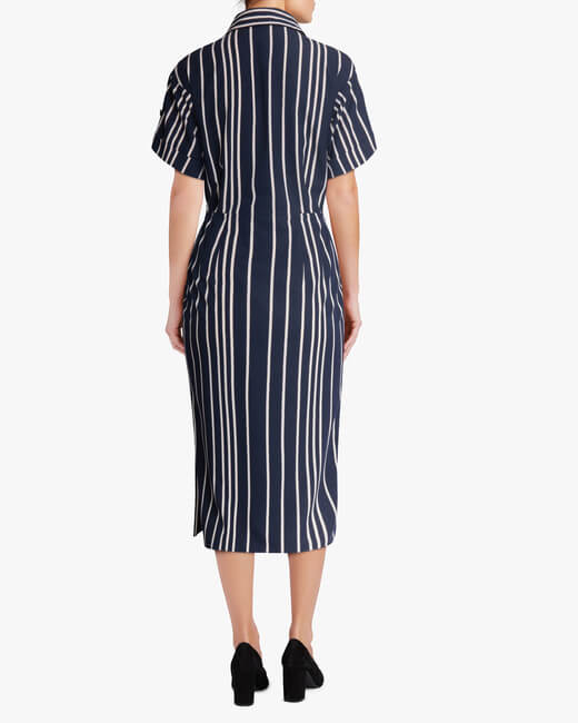 Jason Wu Collection Ruffled Surplice Midi Dress | Olivela