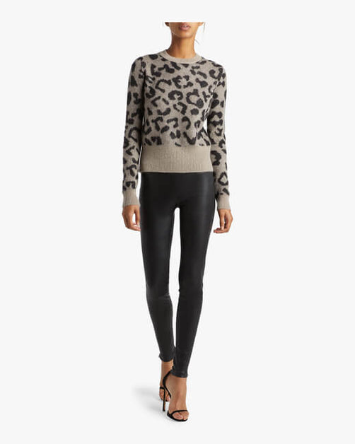 Max Mara Alpaca Mohair Leopard Sweater | Olivela