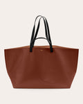 Women Large Le Pratique Tote Bag Leather/cotton