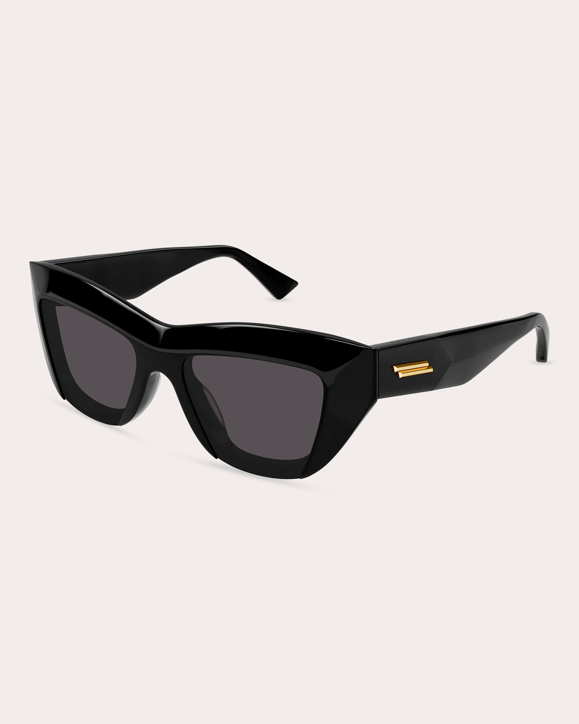 Bottega Veneta '00s Black Wraparound Sunglasses