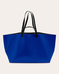 Women Large Le Pratique Tote Bag In Dark Leather/cotton