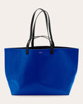 Women Medium Le Pratique Tote Bag In Dark Leather/cotton