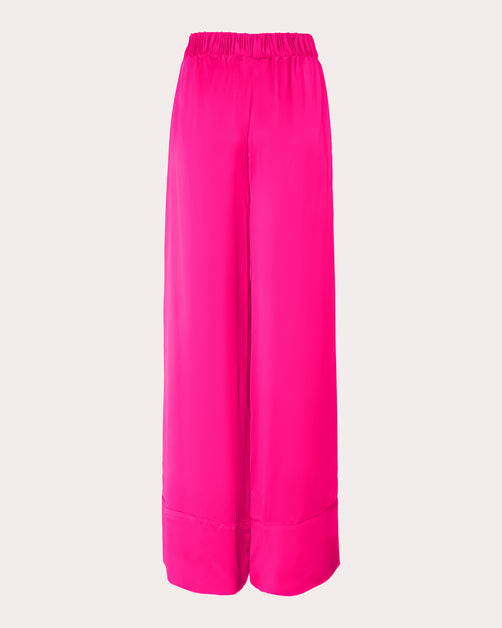 Studio Amelia Fluid Crepe Palazzo Pants | OLIVELA