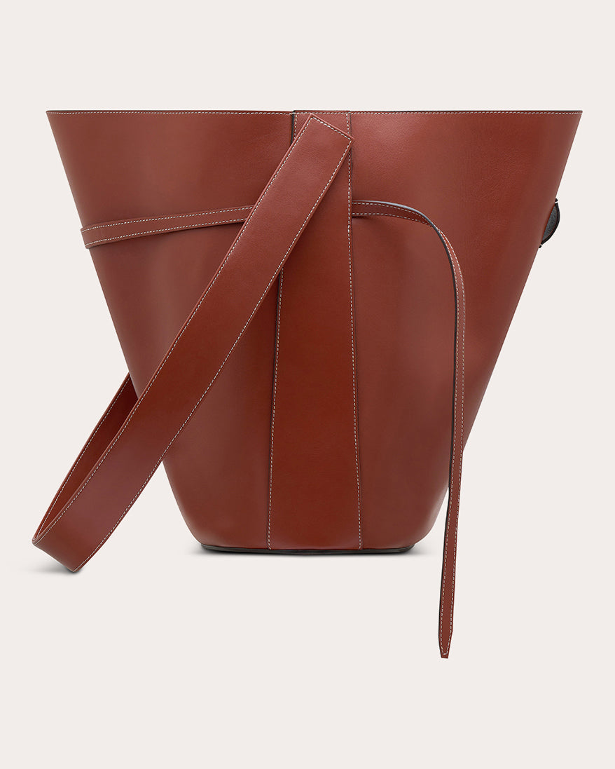 Sigma Small Leather Bucket Bag