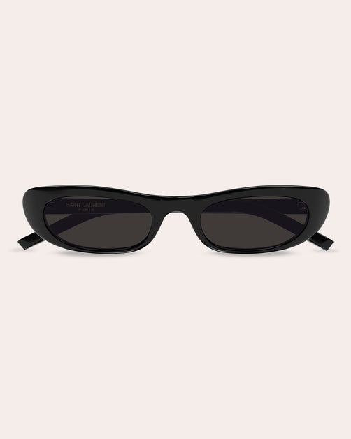 Saint Laurent Eyewear Women's Oval Acetate Sunglasses
