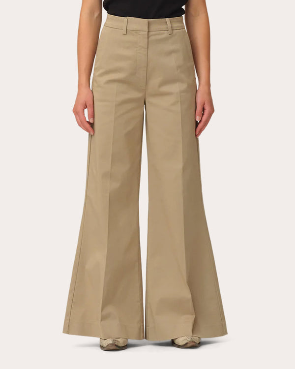 Nina Palazzo Pants - Beige - Vasiliki