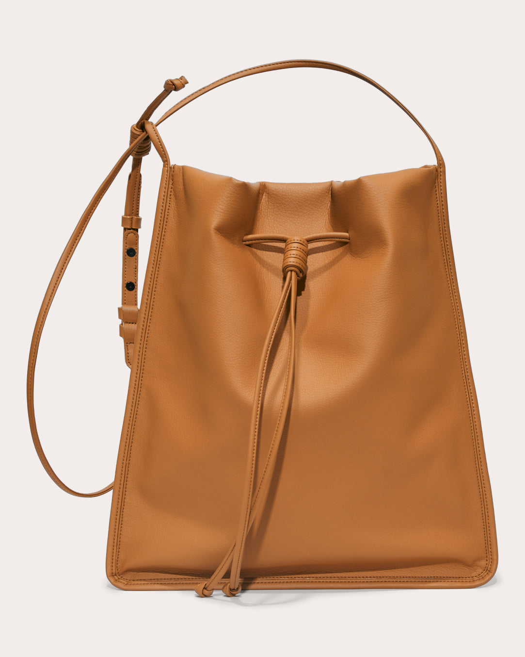 Von Holzhausen The Bucket Crossbody Handbag - Caramel - Brown